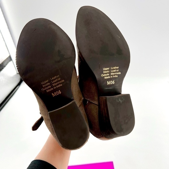 Rebels Sz 6 Boho Double Strap Ankle Booties Anthropologie - Picture 8 of 13